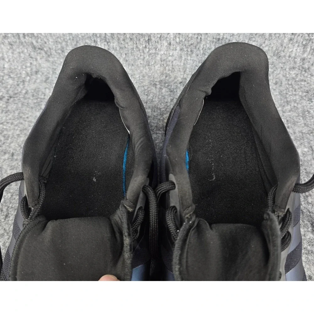 Adidas Originals ZX 1K Boost Sneakers Men's 11 Black Blue Metallic Sports H05335